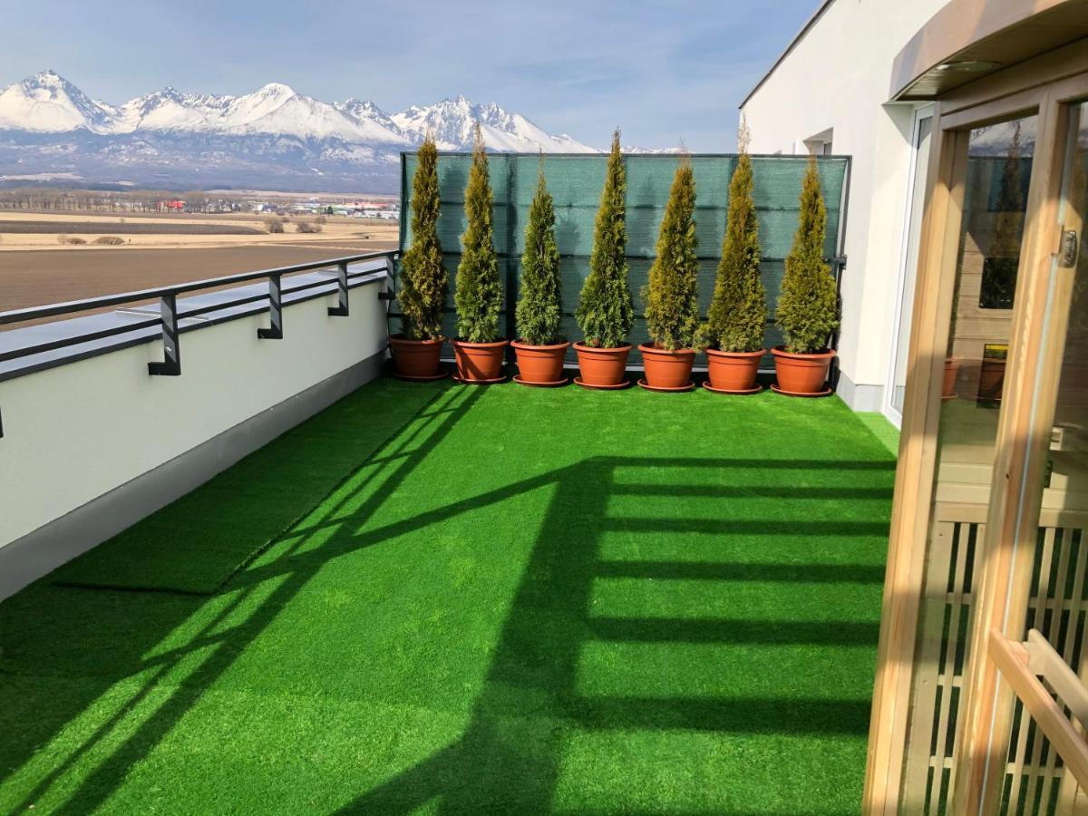 Tatra billetee apartmán s luxusným výhľadom na VysokéTatry a súkromným wellness Poprad Exterior foto