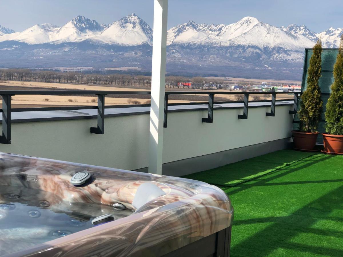 Tatra billetee apartmán s luxusným výhľadom na VysokéTatry a súkromným wellness Poprad Exterior foto
