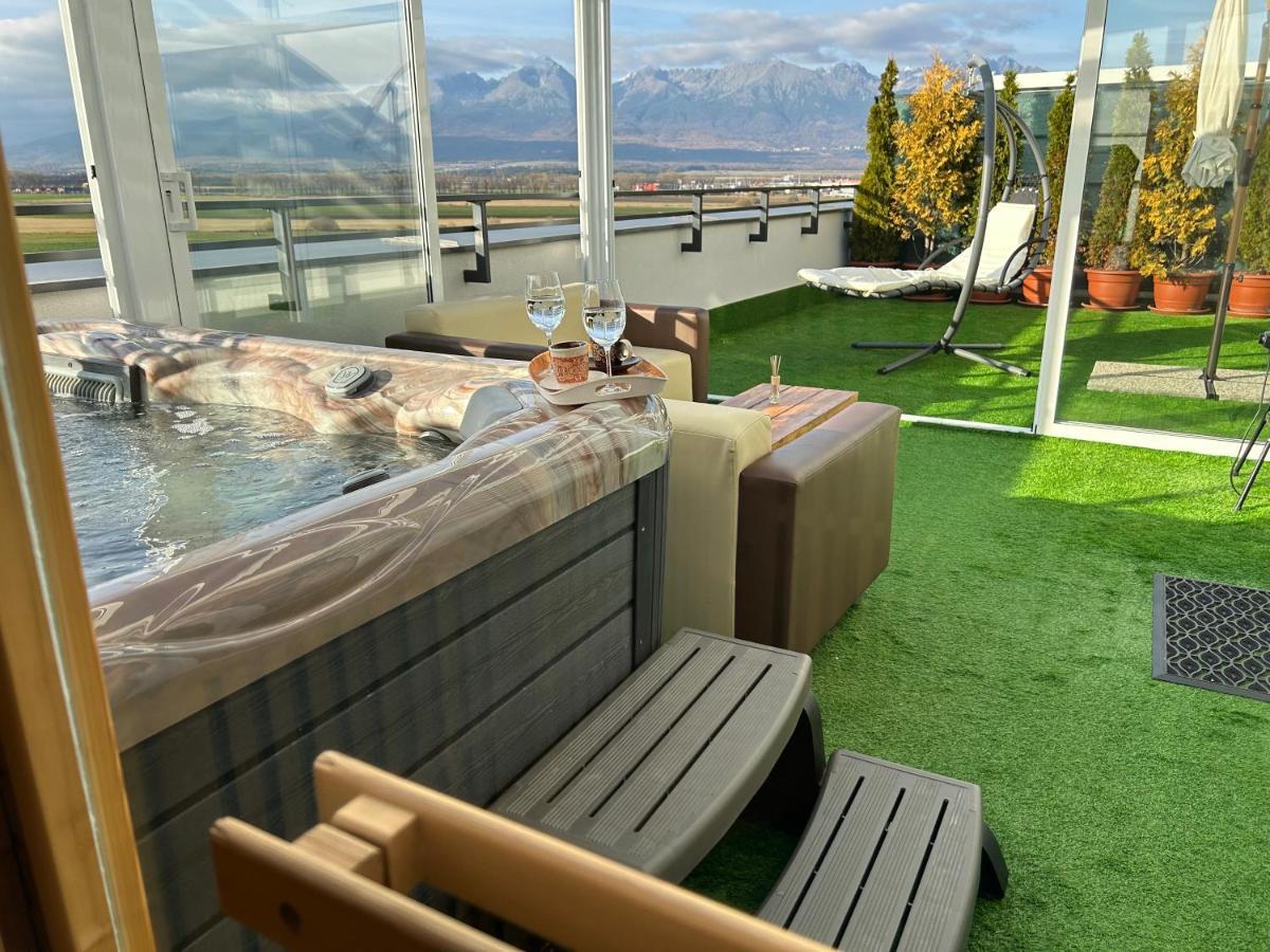 Tatra billetee apartmán s luxusným výhľadom na VysokéTatry a súkromným wellness Poprad Exterior foto